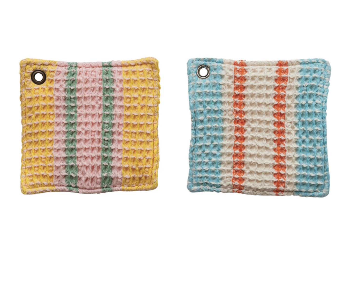 Malone Woven Cotton Waffle Weave Pot Holder