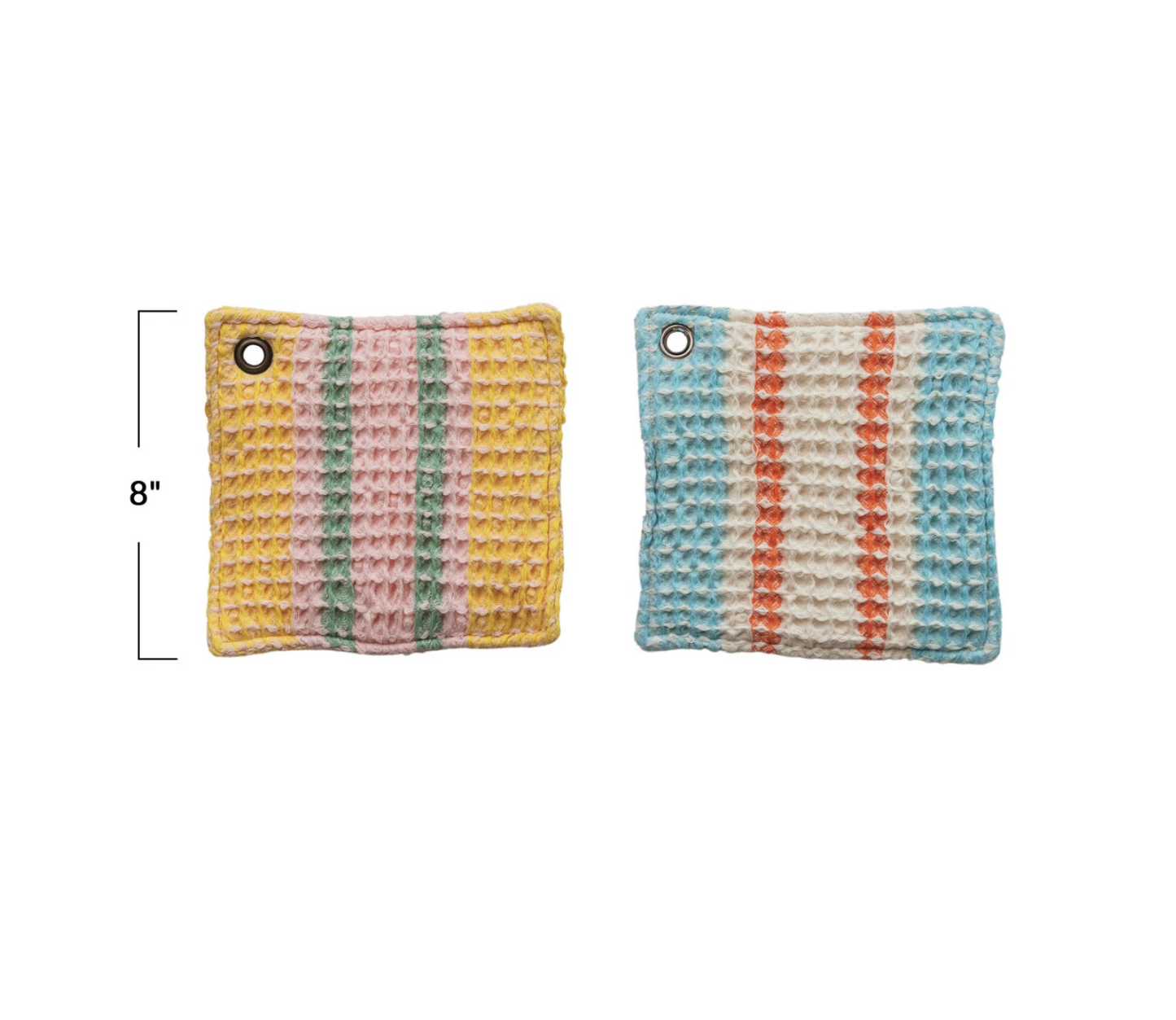 Malone Woven Cotton Waffle Weave Pot Holder