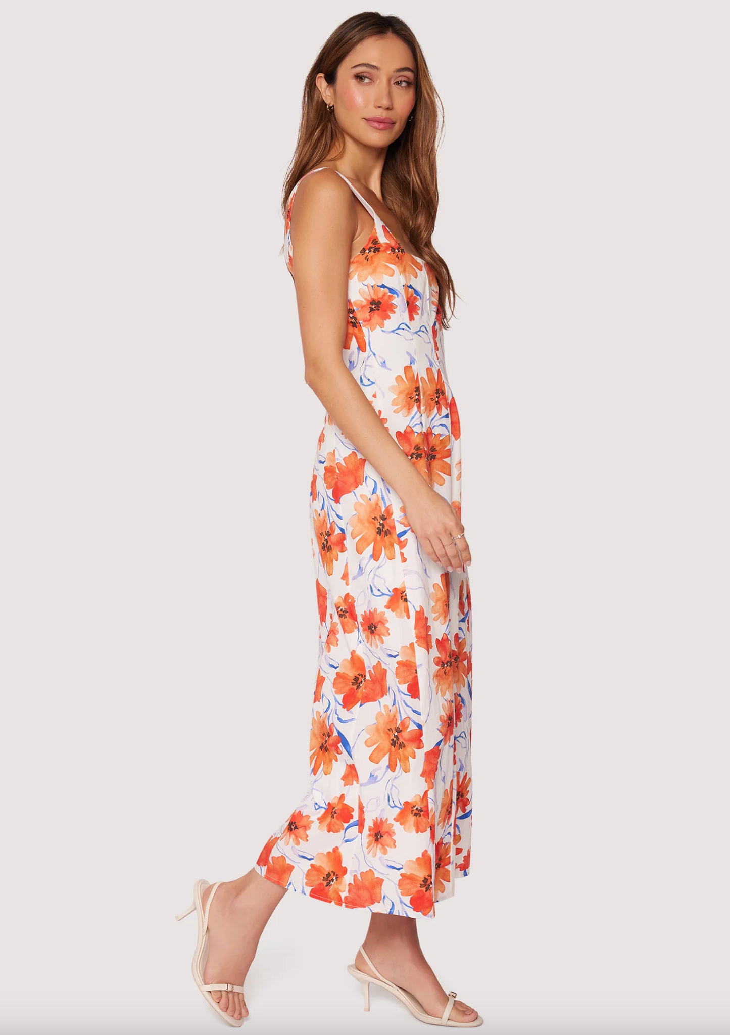 Poppy Blooms Maxi Dress