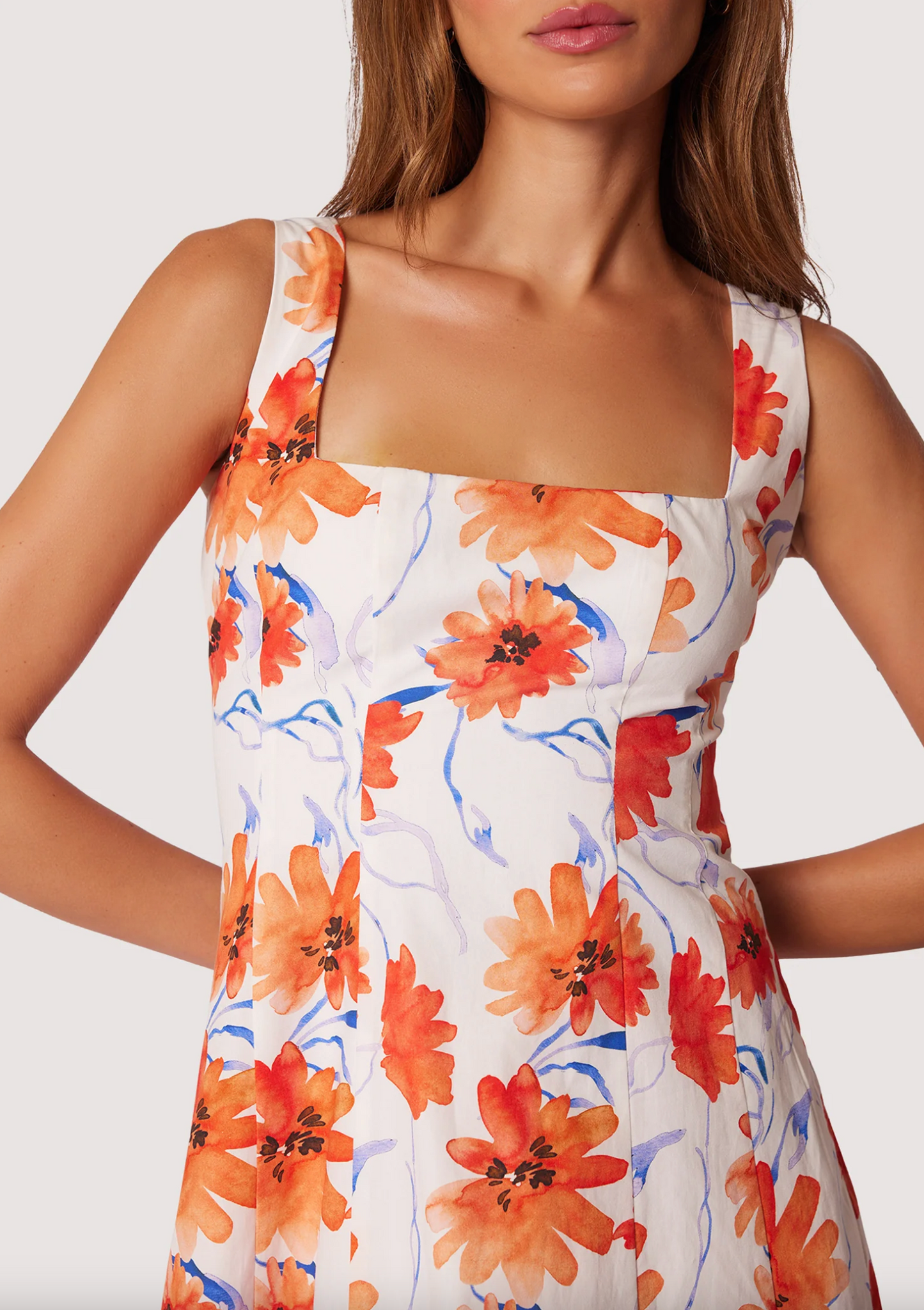 Poppy Blooms Maxi Dress