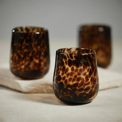 Claire Stemless Tortoise All Purpose Glass