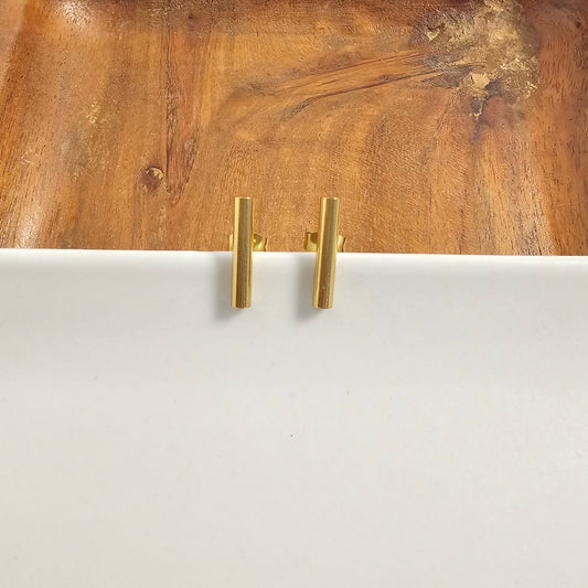 Luxe Bar Stud Earrings