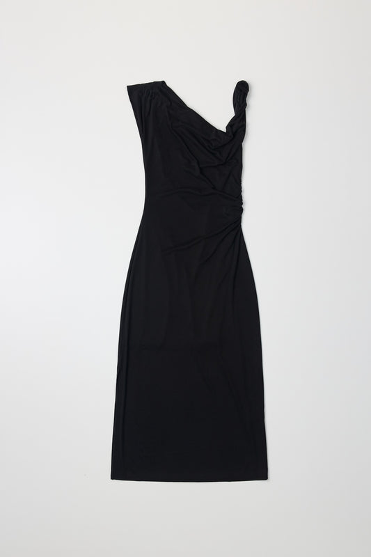 Itria Asymmetrical Strap Dress