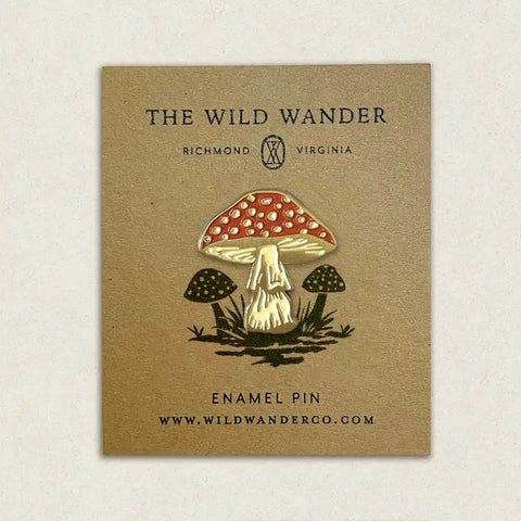 Mushroom Enamel Pin