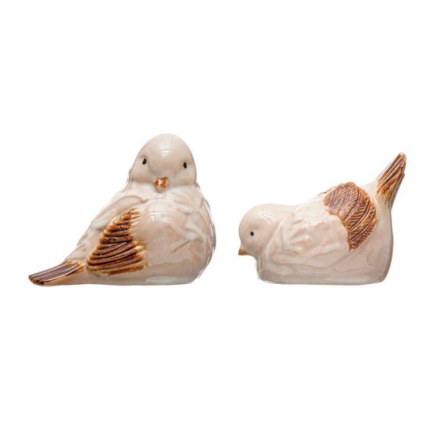 Uccello Vintage Stoneware Birds