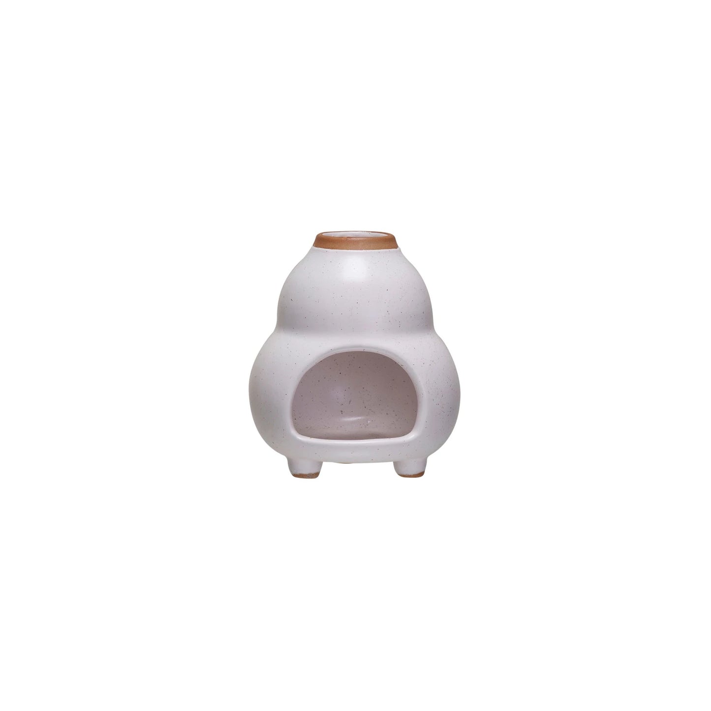 Ashanti Stoneware Footed Incense/ Tealight Chimney