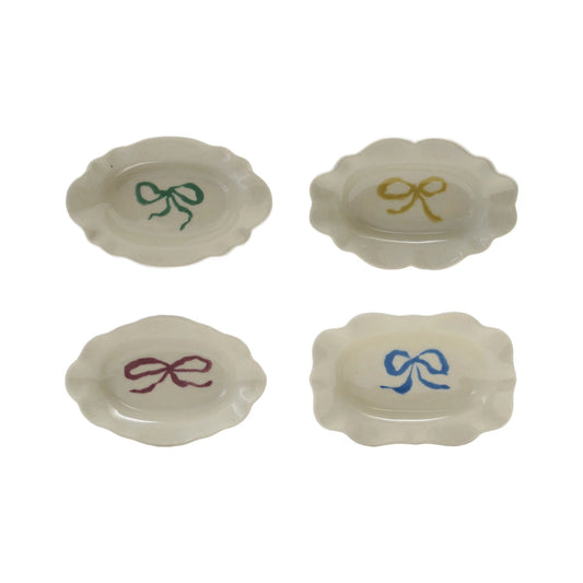 Julia Scalloped Dish with Bow