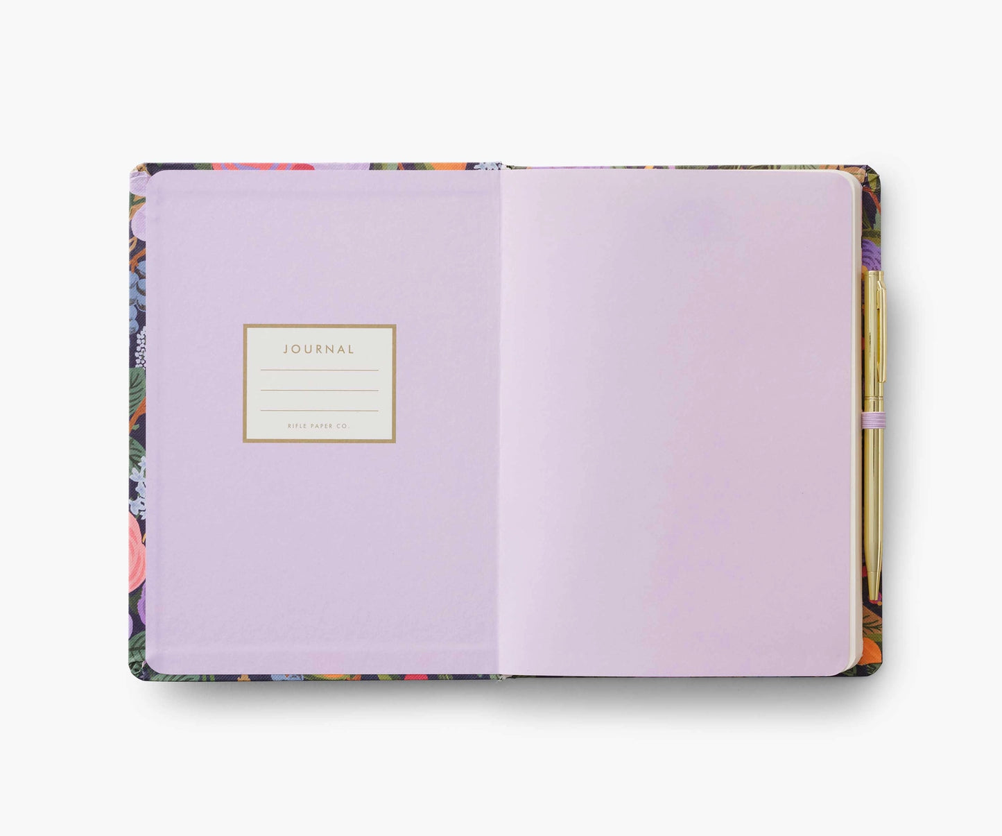 Violet Garden Party Journal with Pen