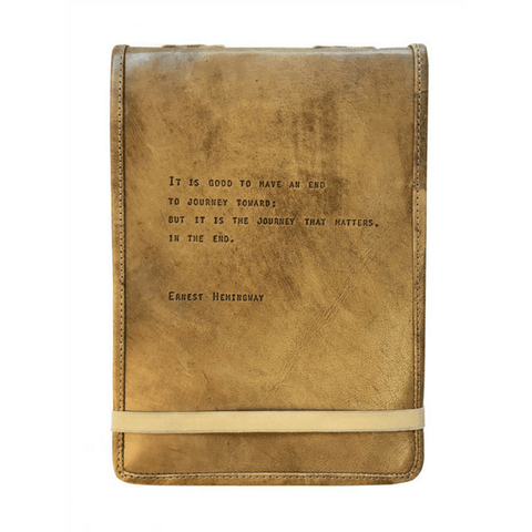 Handmade Leather Quote Journals