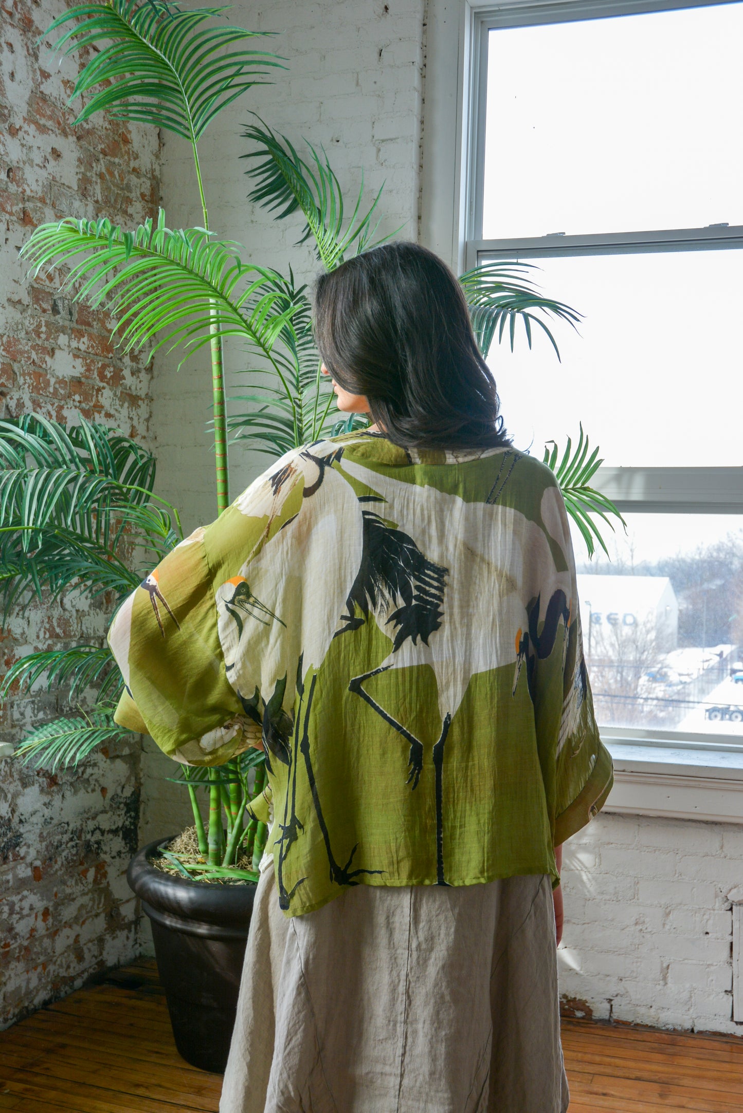 Oiseau Short Kimono