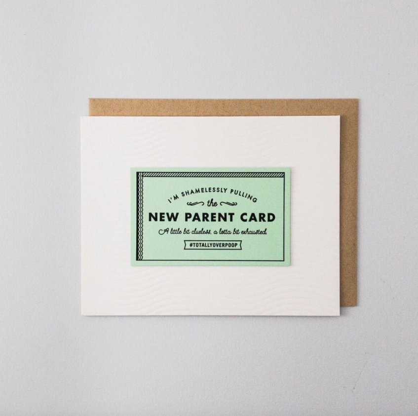 New Parent Letterpress Card