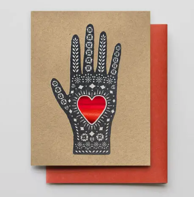 Heart in Hand Card