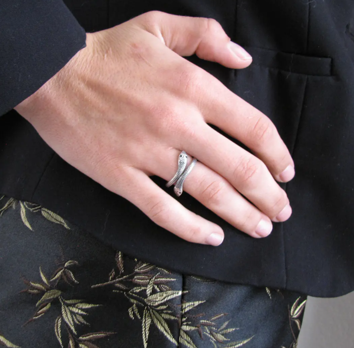 Silver Snake Ring