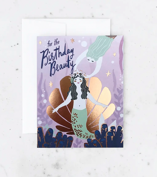 Birthday Beauty Mermaid Card