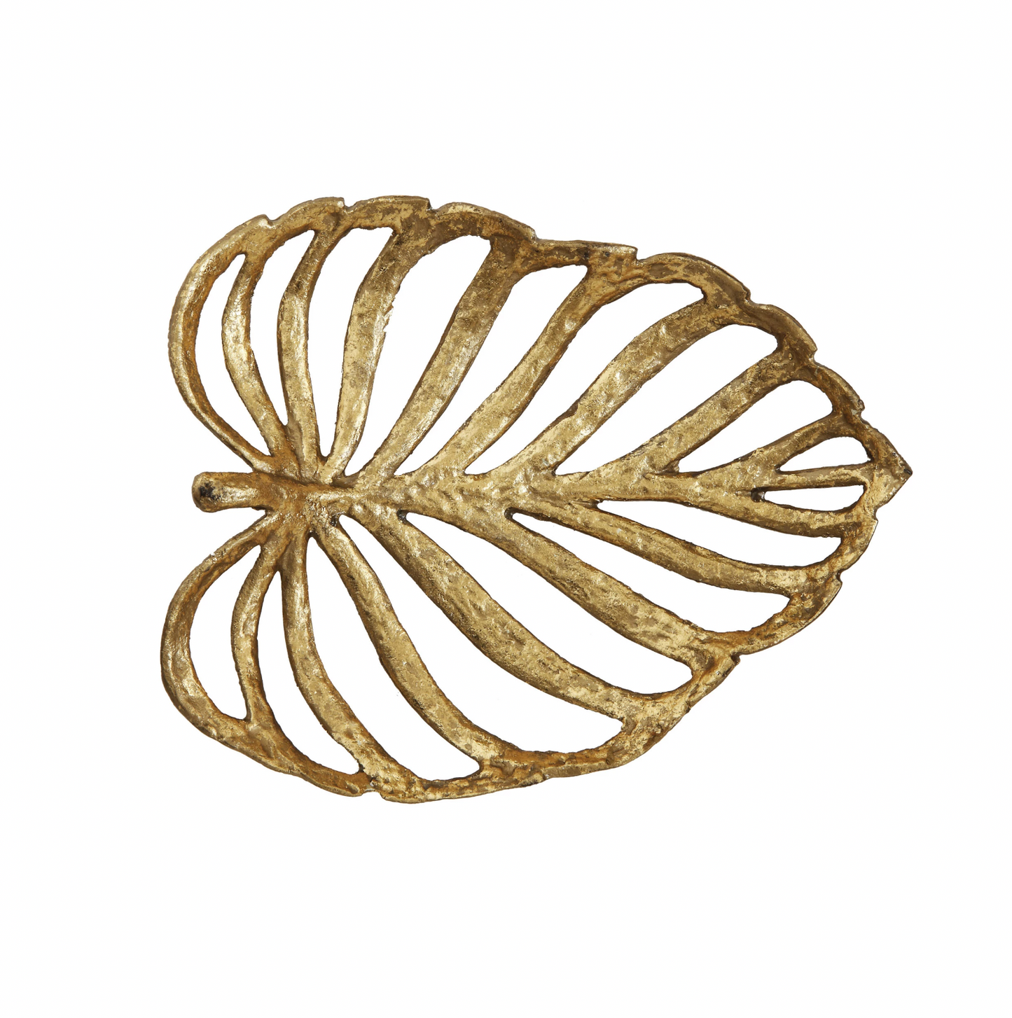 Gold Cast Iron Leaf