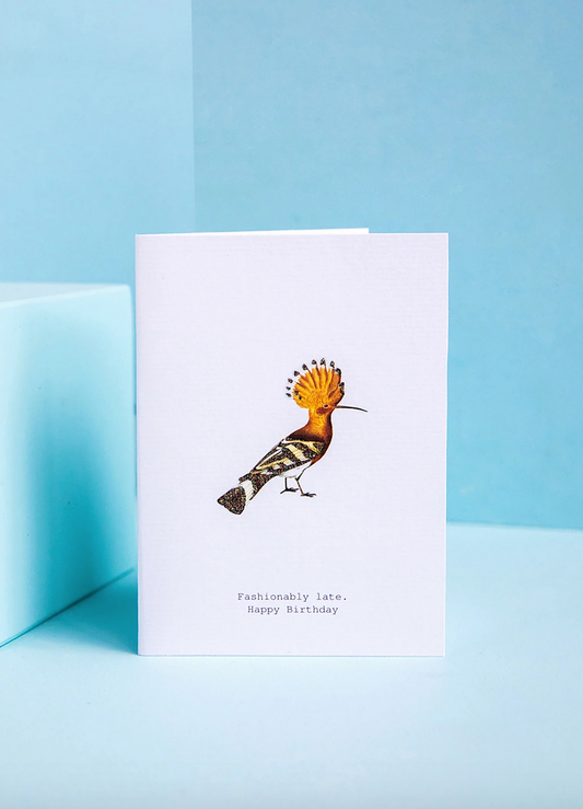 Fashionably Late Greeting Card