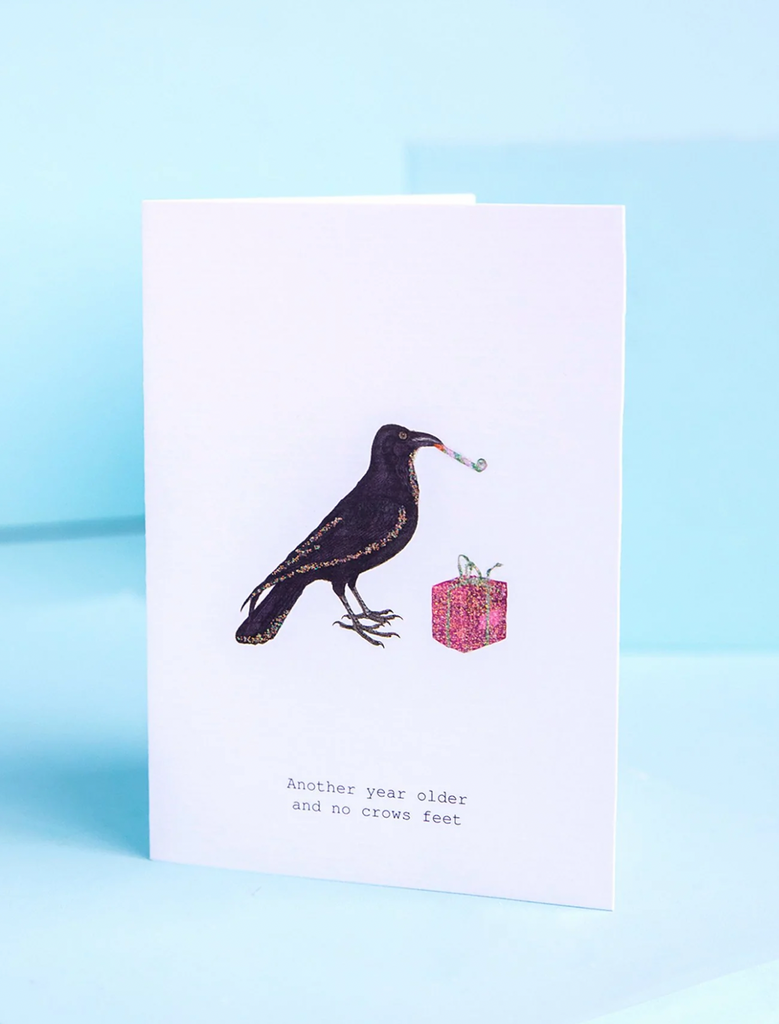 Crows Feet Birthday Card