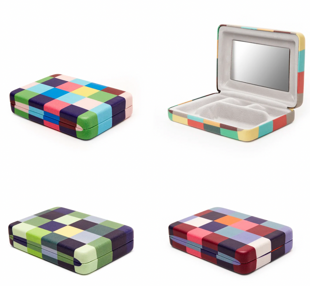 Plaid Travel Jewelry Case