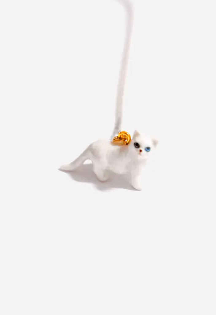 Tiny Persian Cat Necklace