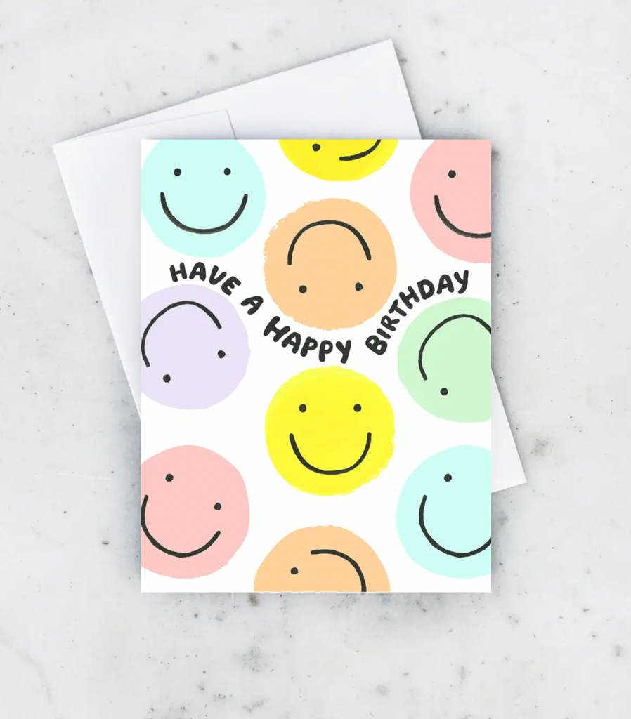 Smiley Birthday Card