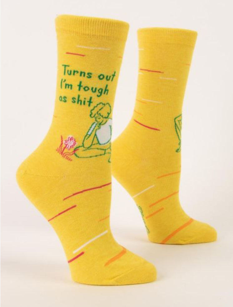 I'm Tough as Shit Women's Crew Socks