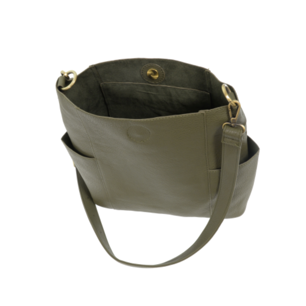 Kayleigh Side Pocket Bucket Bag