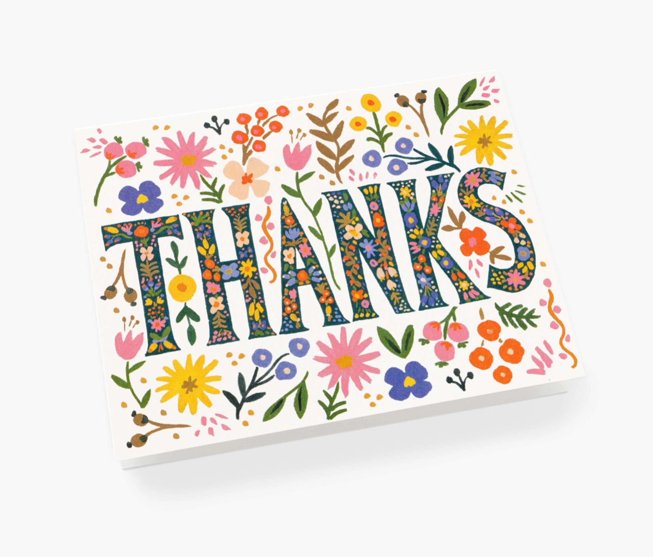 Floral Thanks Thank You Card