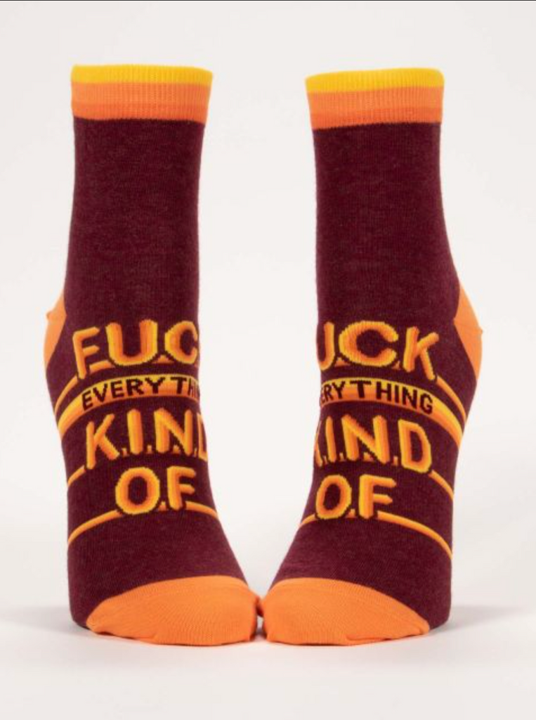 Fuck Everything Women's Ankle Socks
