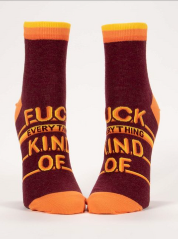 Fuck Everything Women's Ankle Socks