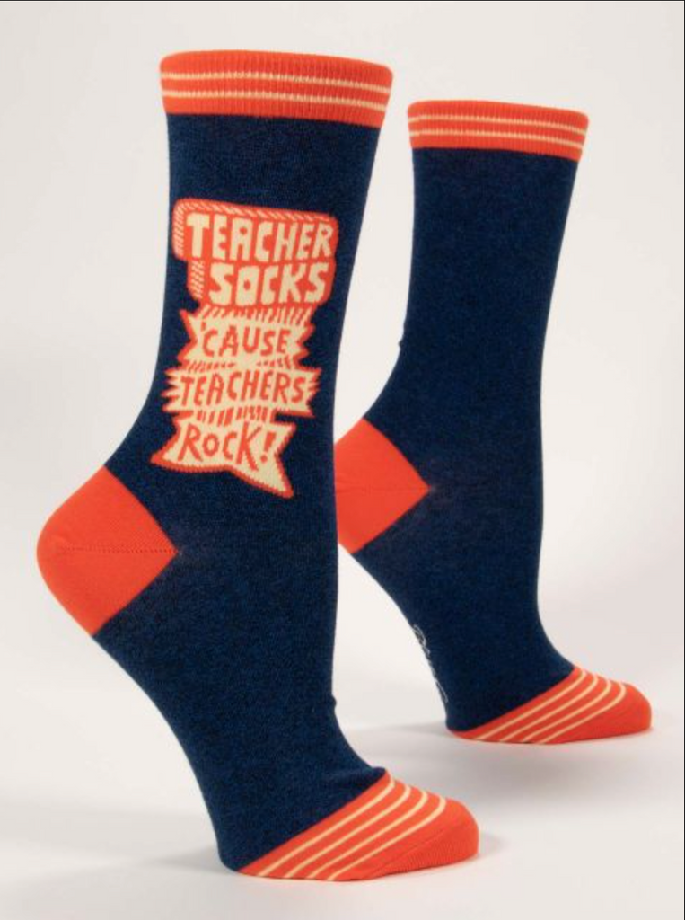 Teacher's Rock Women's Crew Socks