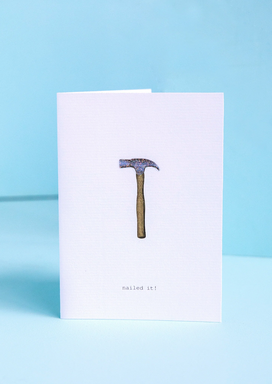 Nailed It Greeting Card