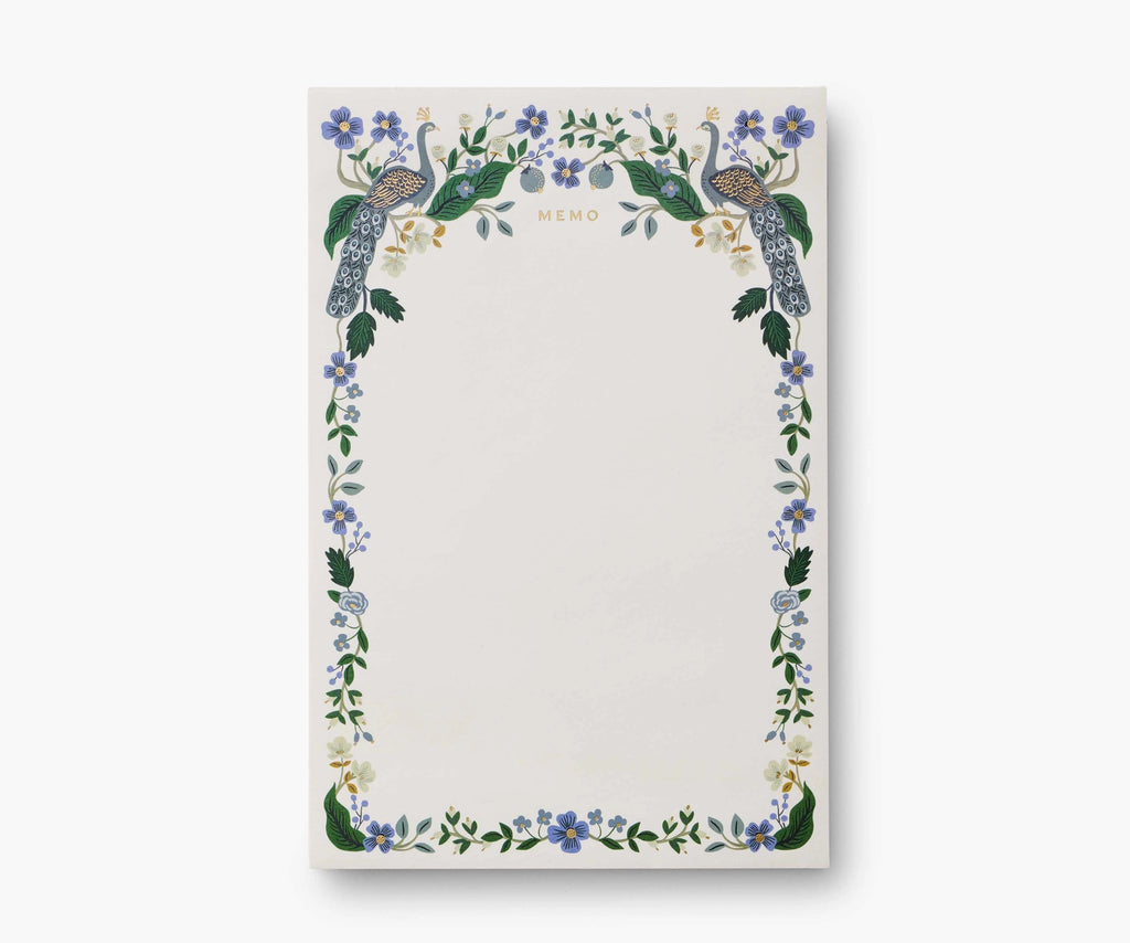 9x6 Peacock Memo Notepad